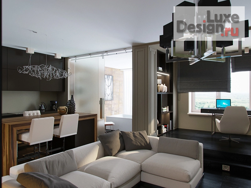 Дизайн интерьера квартиры "Проект квартиры в стиле минимализм" (фото 5)