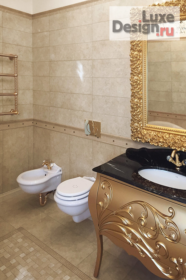 Дизайн интерьера ванной "Проекты санузлов" (фото 4)