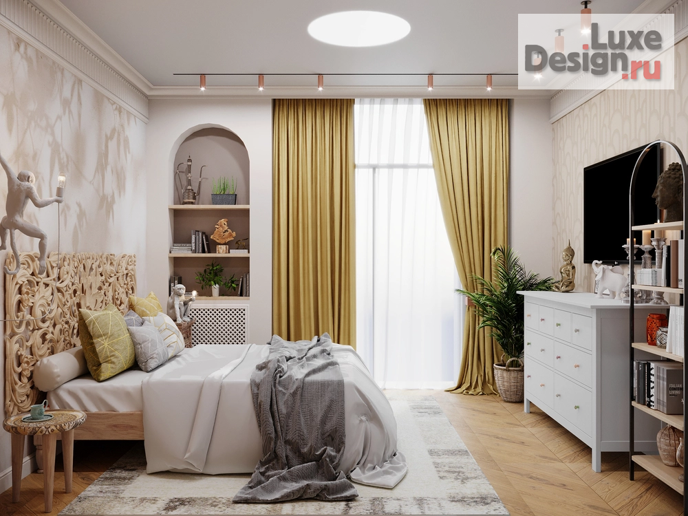 Дизайн интерьера трехкомнатной квартиры "SHANTI VIBE – проект 3х-комнатной квартиры." (фото 10)