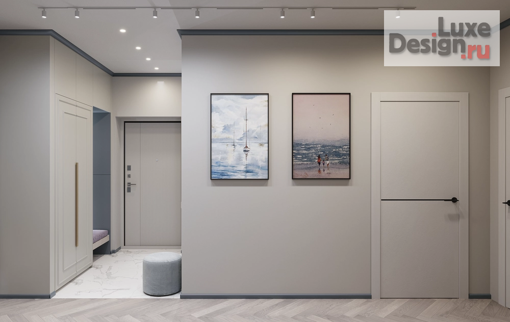 Дизайн интерьера двухкомнатной квартиры "Дизайн-проект 2х-комнатной квартиры НА БЕРЕГУ НЕБА" (фото 10)