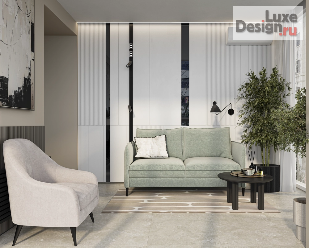 Дизайн интерьера двухкомнатной квартиры "NUMBER 111" (фото 12)