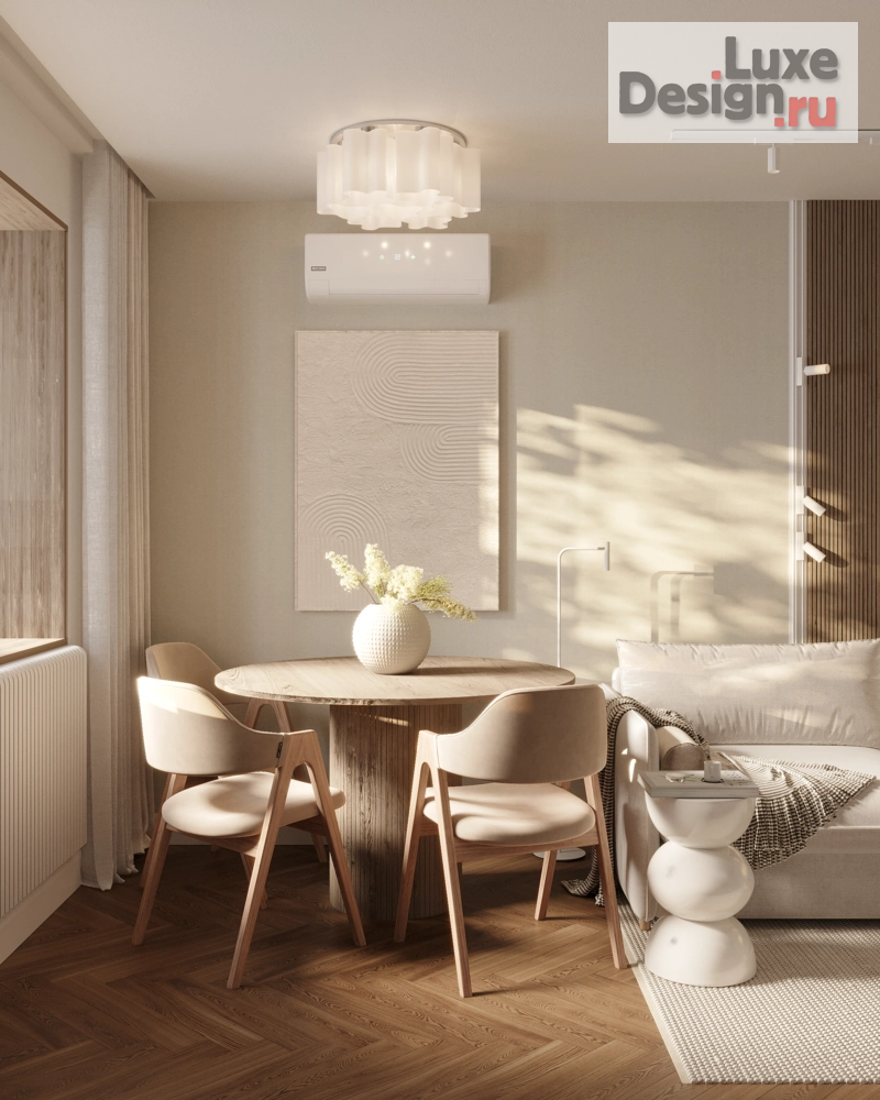 Дизайн интерьера двухкомнатной квартиры "Дизайн-проект квартиры CALM IN BEIGE " (фото 11)