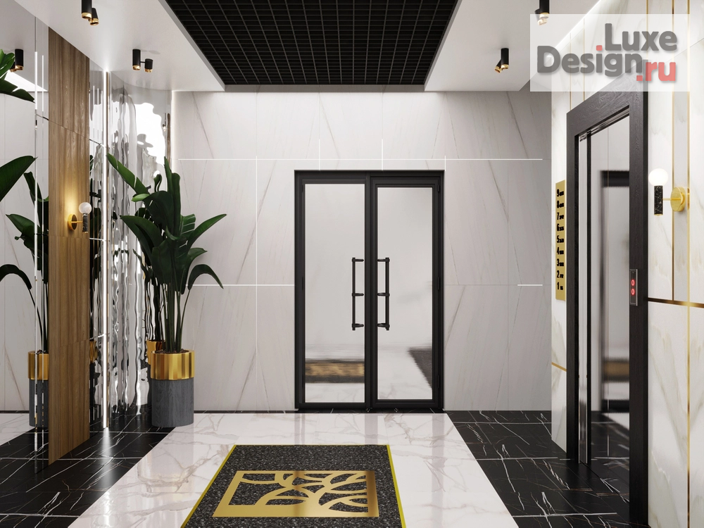 Дизайн интерьера апартаментов "Проект холлов ЖК РЕЗИДЕНЦИЯ №1" (фото 13)