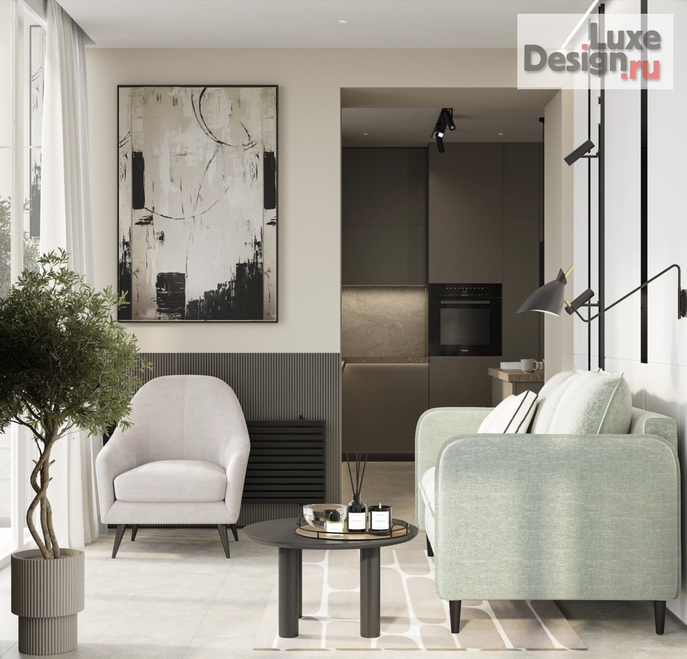 Дизайн интерьера двухкомнатной квартиры "NUMBER 111" (фото 13)