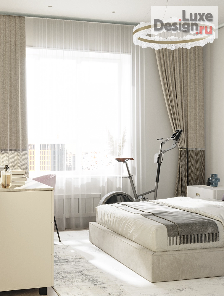 Дизайн интерьера двухкомнатной квартиры "Дизайн-проект 2х-комнатной квартиры НА БЕРЕГУ НЕБА" (фото 13)