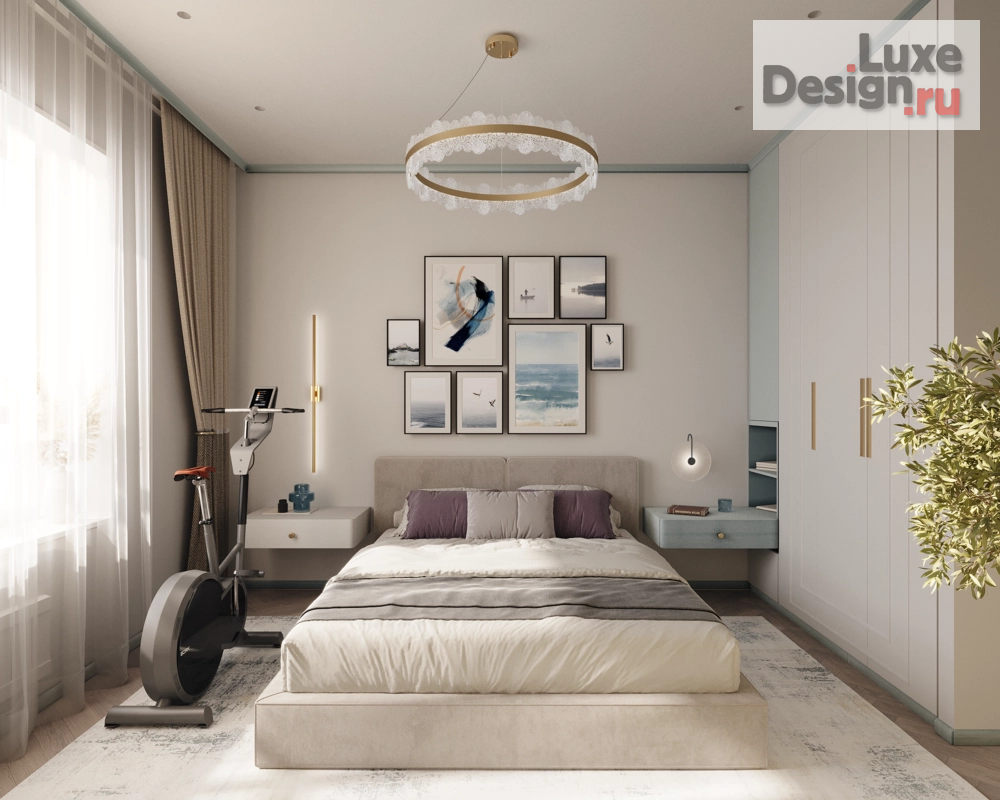 Дизайн интерьера двухкомнатной квартиры "Дизайн-проект 2х-комнатной квартиры НА БЕРЕГУ НЕБА" (фото 14)