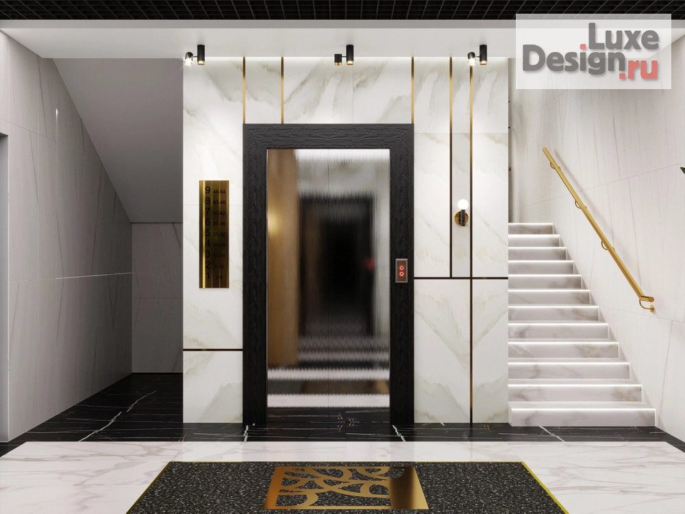 Дизайн интерьера апартаментов "Проект холлов ЖК РЕЗИДЕНЦИЯ №1" (фото 16)