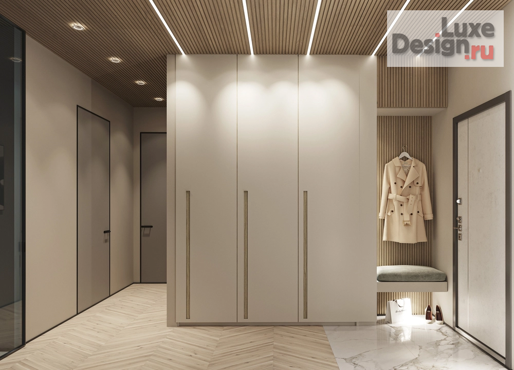 Дизайн интерьера трехкомнатной квартиры "Проект 3-комнатной квартиры THE BEST VERSION PROJECT" (фото 34)