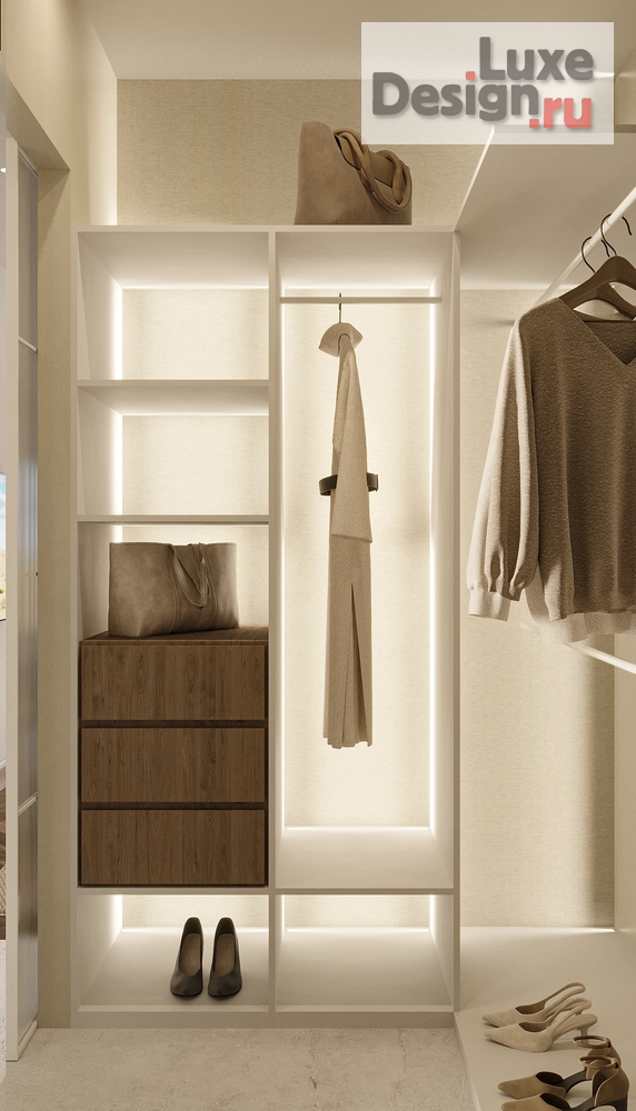 Дизайн интерьера двухкомнатной квартиры "Дизайн-проект квартиры CALM IN BEIGE " (фото 17)