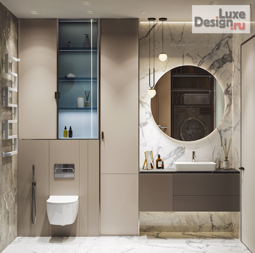 Дизайн интерьера трехкомнатной квартиры "Проект 3-комнатной квартиры THE BEST VERSION PROJECT" (фото 2)