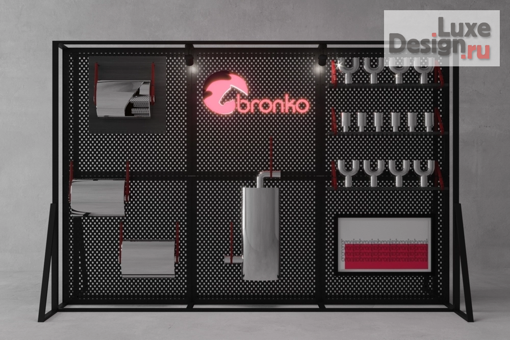 Дизайн интерьера шоу-рума "Фирменные стенды BRONKO" (фото 3)