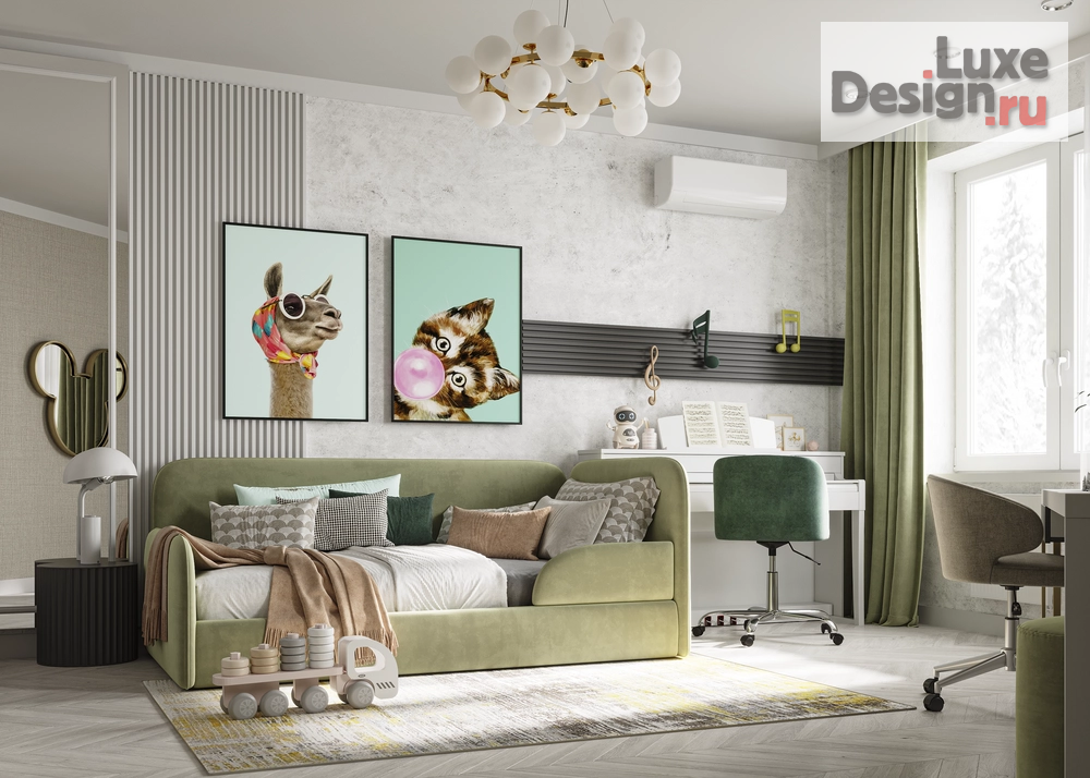 Дизайн интерьера детской "Дизайн-проект детской комнаты" (фото 1)