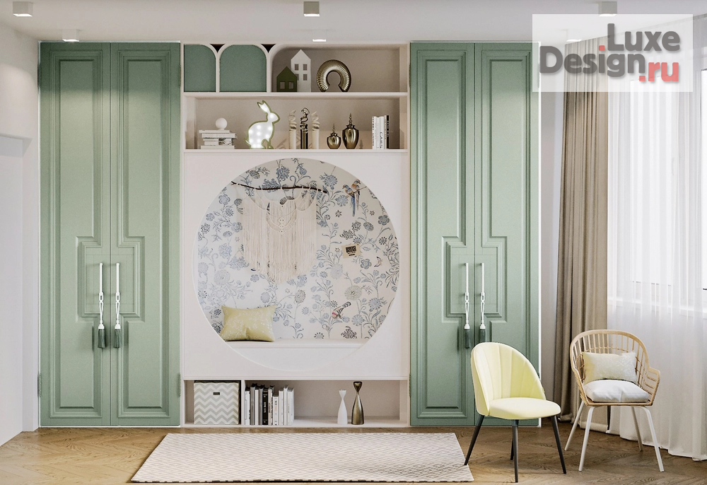 Дизайн интерьера трехкомнатной квартиры "SHANTI VIBE – проект 3х-комнатной квартиры." (фото 15)