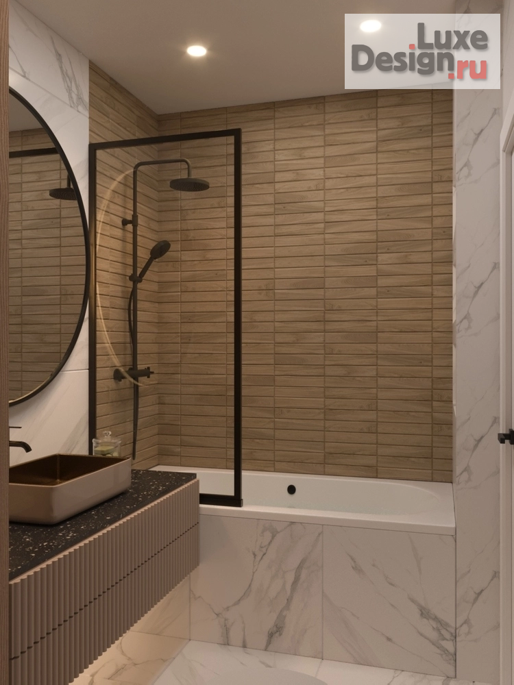 Дизайн интерьера трехкомнатной квартиры "Дизайн-проект 3-комнатной квартиры" (фото 23)