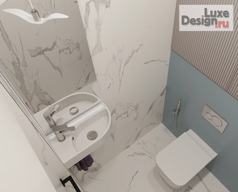 Дизайн интерьера двухкомнатной квартиры "Дизайн-проект 2х-комнатной квартиры НА БЕРЕГУ НЕБА" (фото 21)