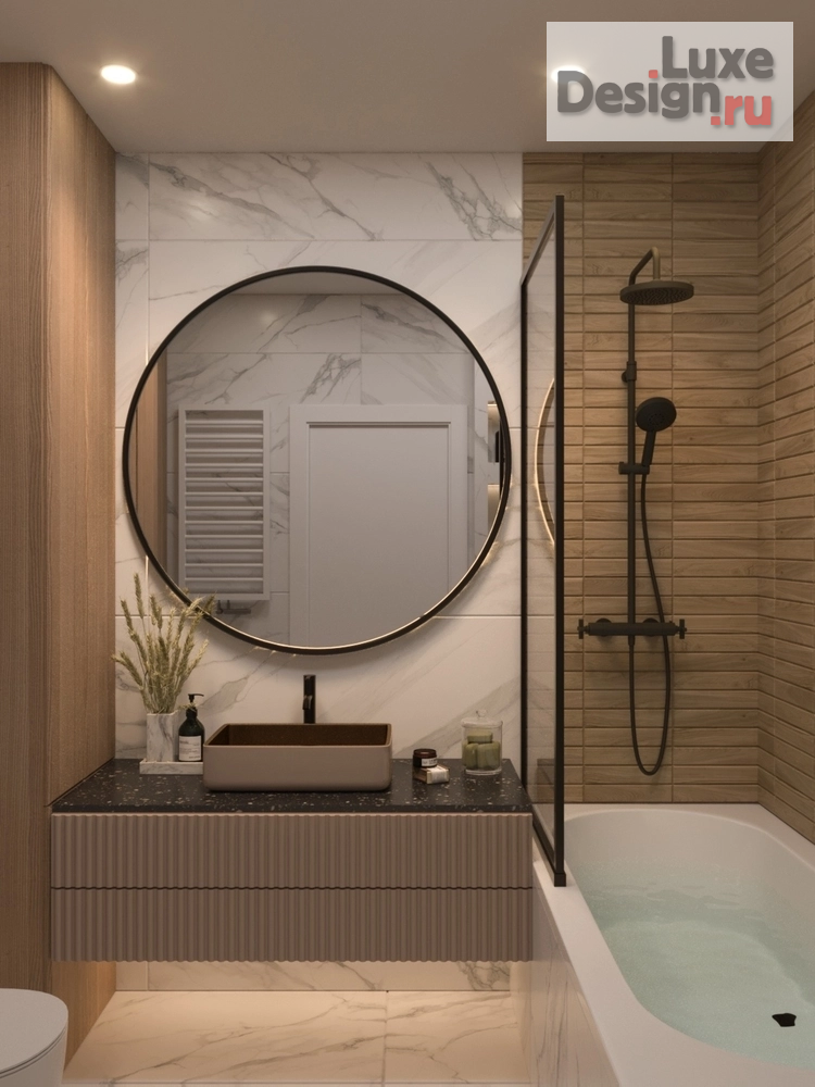 Дизайн интерьера трехкомнатной квартиры "Дизайн-проект 3-комнатной квартиры" (фото 25)