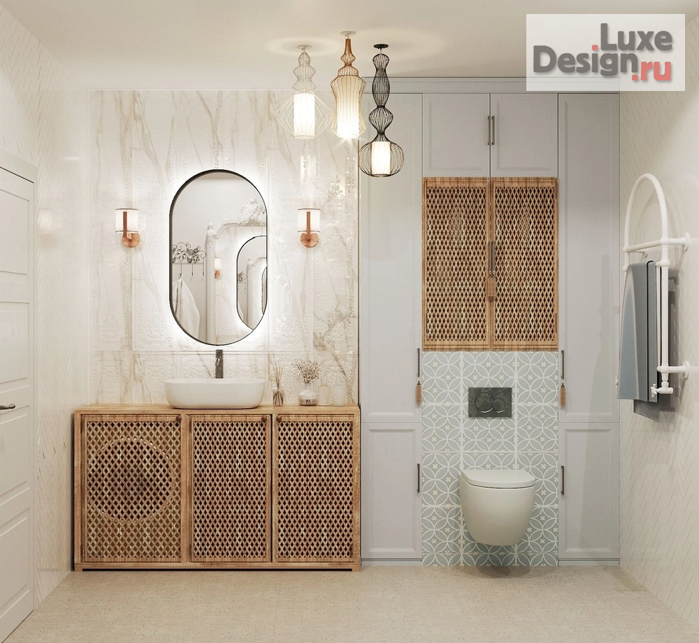 Дизайн интерьера трехкомнатной квартиры "SHANTI VIBE – проект 3х-комнатной квартиры." (фото 18)