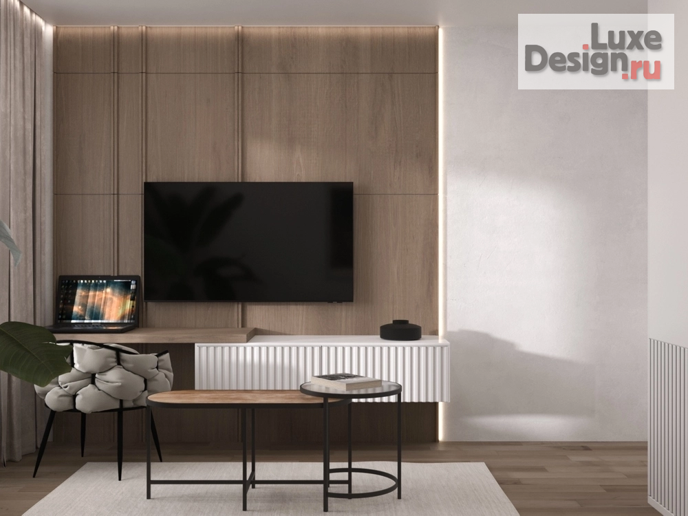 Дизайн интерьера трехкомнатной квартиры "Дизайн-проект 3-комнатной квартиры" (фото 1)