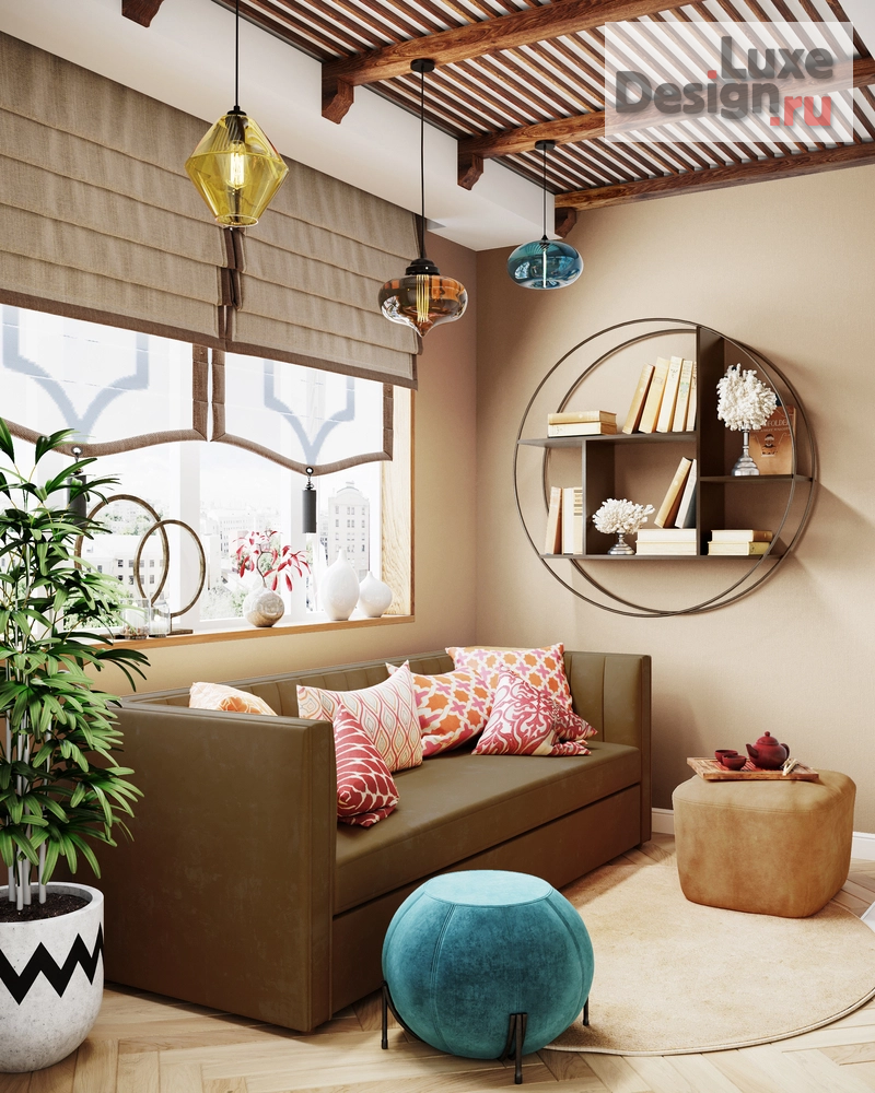 Дизайн интерьера трехкомнатной квартиры "SHANTI VIBE – проект 3х-комнатной квартиры." (фото 3)