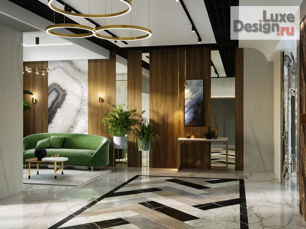 Дизайн интерьера апартаментов "Проект холлов ЖК РЕЗИДЕНЦИЯ №1" (фото 3)