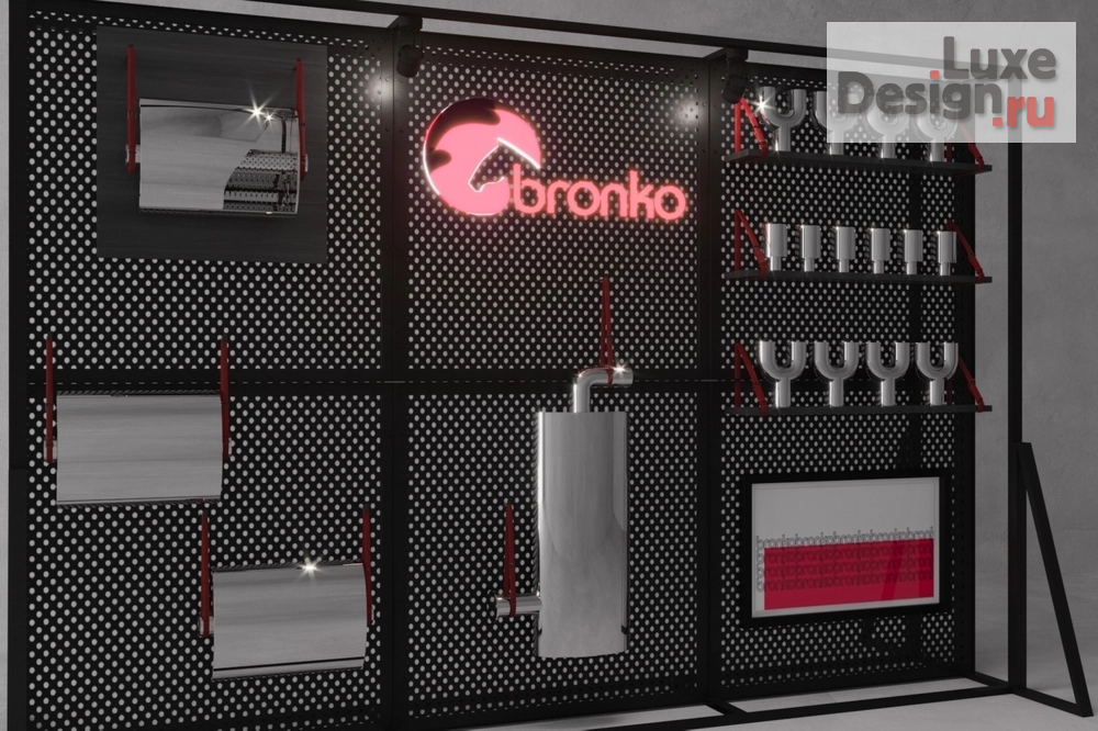Дизайн интерьера шоу-рума "Фирменные стенды BRONKO" (фото 4)