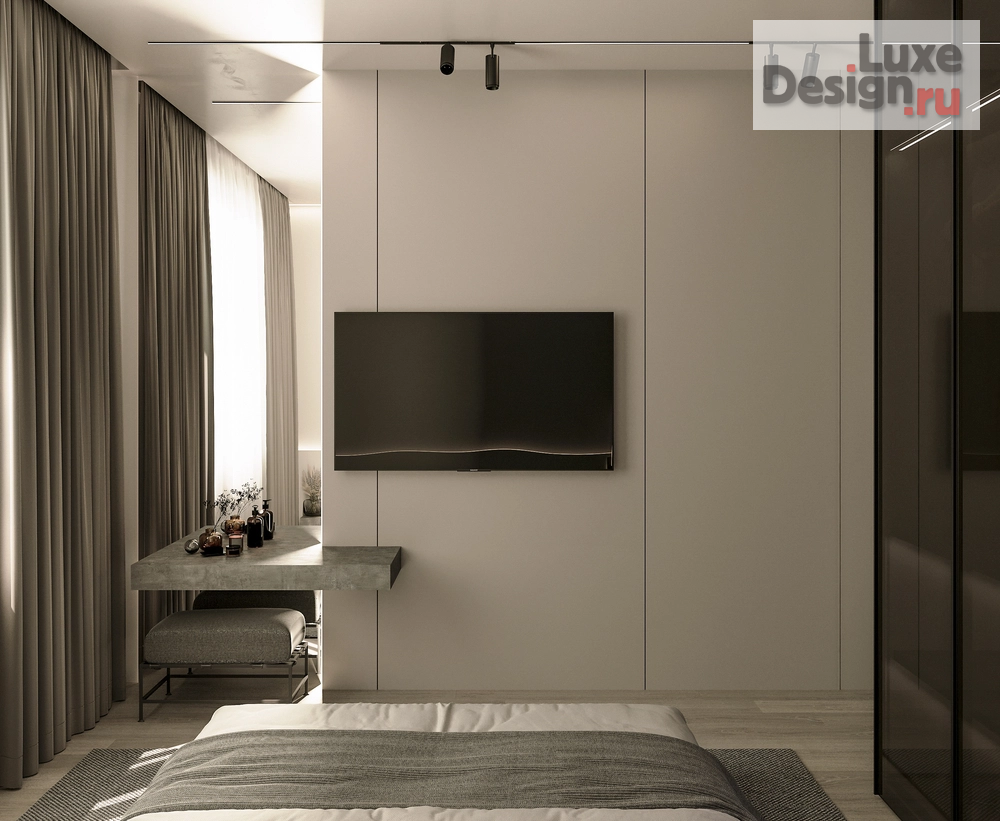 Дизайн интерьера однокомнатной квартиры "Проект 1-комнатной квартиры SPACE FOR TWO." (фото 3)