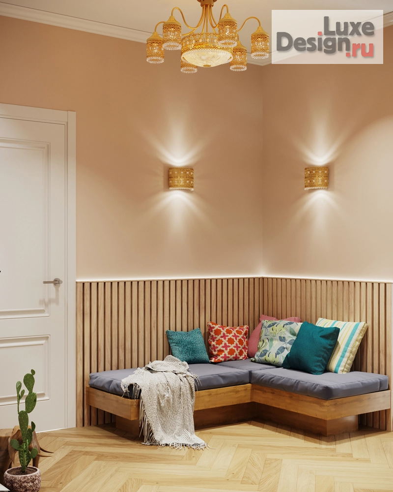 Дизайн интерьера трехкомнатной квартиры "SHANTI VIBE – проект 3х-комнатной квартиры." (фото 24)