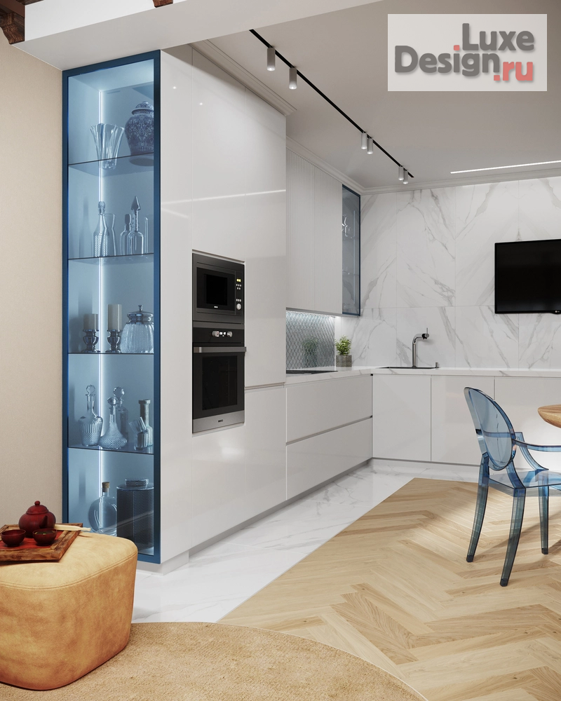 Дизайн интерьера трехкомнатной квартиры "SHANTI VIBE – проект 3х-комнатной квартиры." (фото 4)