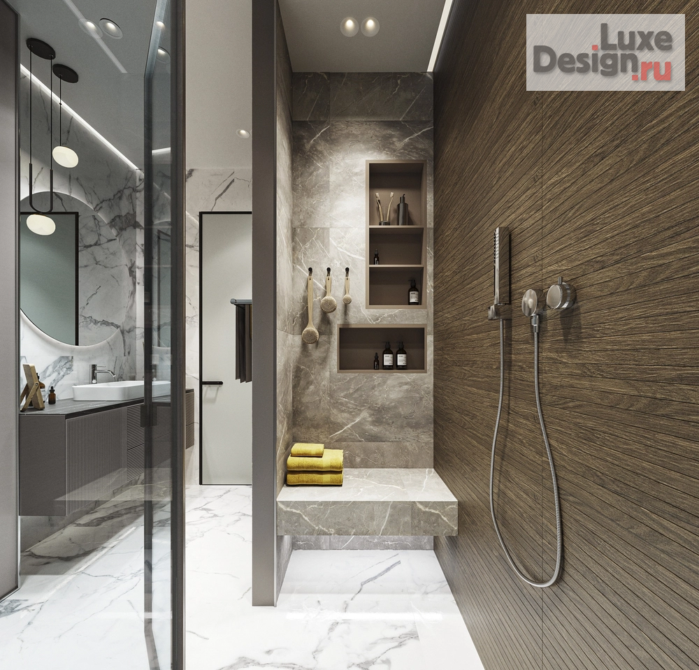 Дизайн интерьера трехкомнатной квартиры "Проект 3-комнатной квартиры THE BEST VERSION PROJECT" (фото 24)