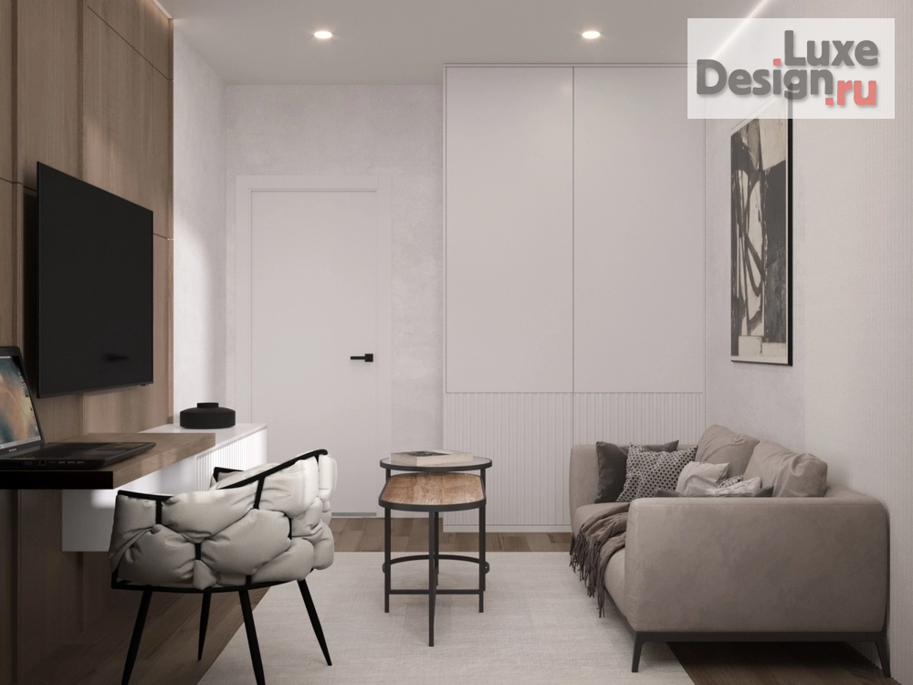 Дизайн интерьера трехкомнатной квартиры "Дизайн-проект 3-комнатной квартиры" (фото 4)