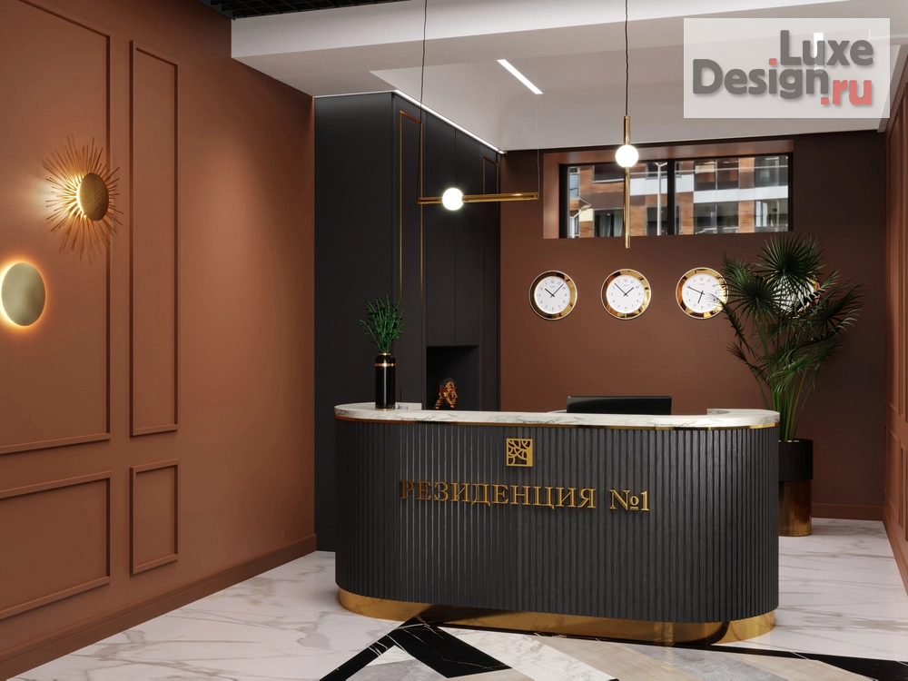 Дизайн интерьера апартаментов "Проект холлов ЖК РЕЗИДЕНЦИЯ №1" (фото 5)