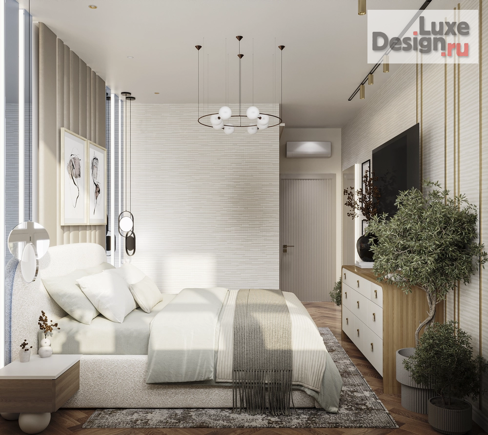 Дизайн интерьера четырехкомнатной квартиры "Ппроект квартиры THE WHITE SAVANNAH" (фото 13)
