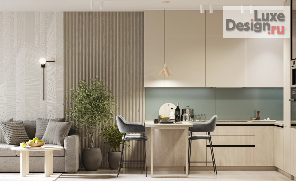 Дизайн интерьера однокомнатной квартиры "Проект 1-комнатной квартиры в Мегаполис-парке" (фото 8)