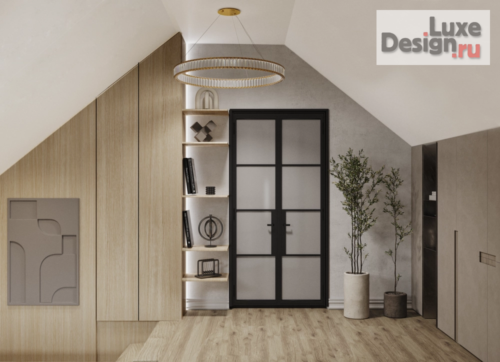 Дизайн интерьера мансарды "Дизайн-проект мансарды загородного дома" (фото 5)