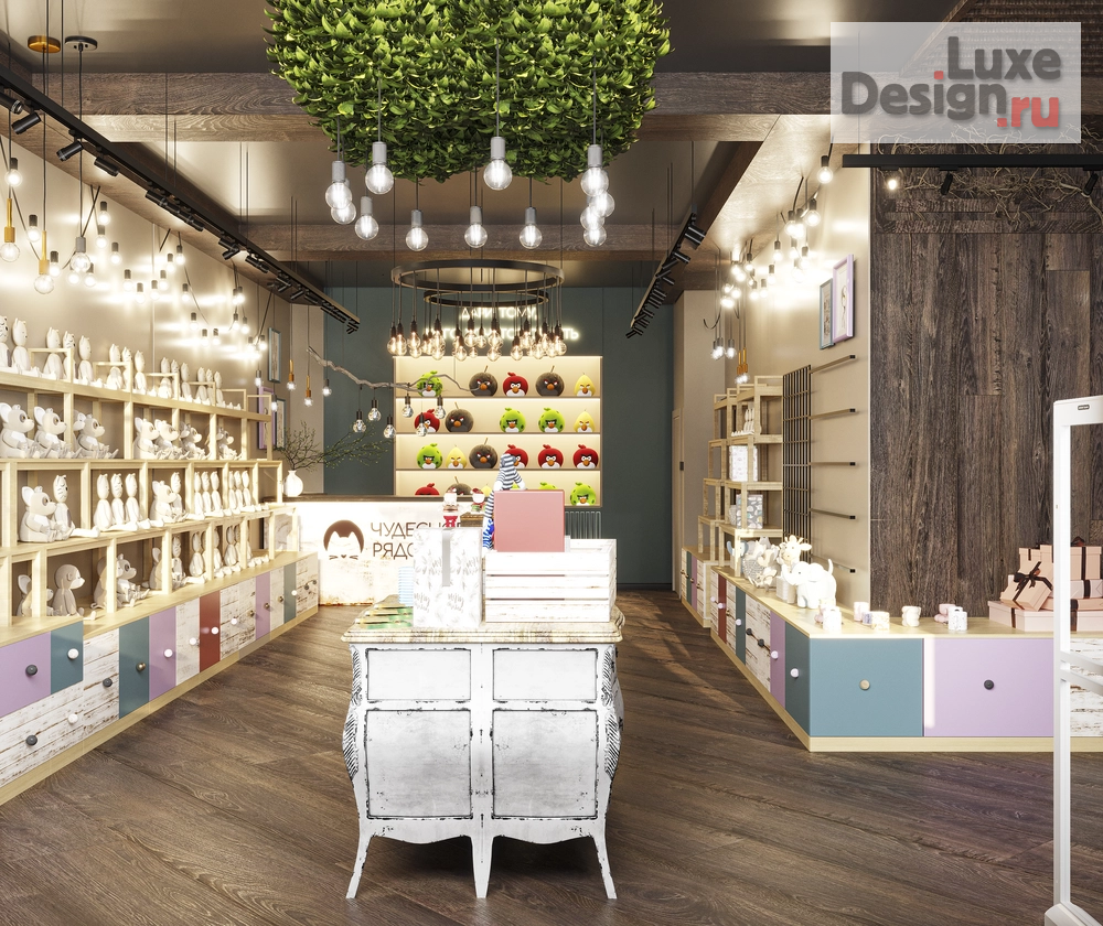 Дизайн интерьера бутика "Дизайн-проект магазина подарков "ЧУДЕСНОЕ РЯДОМ"" (фото 6)