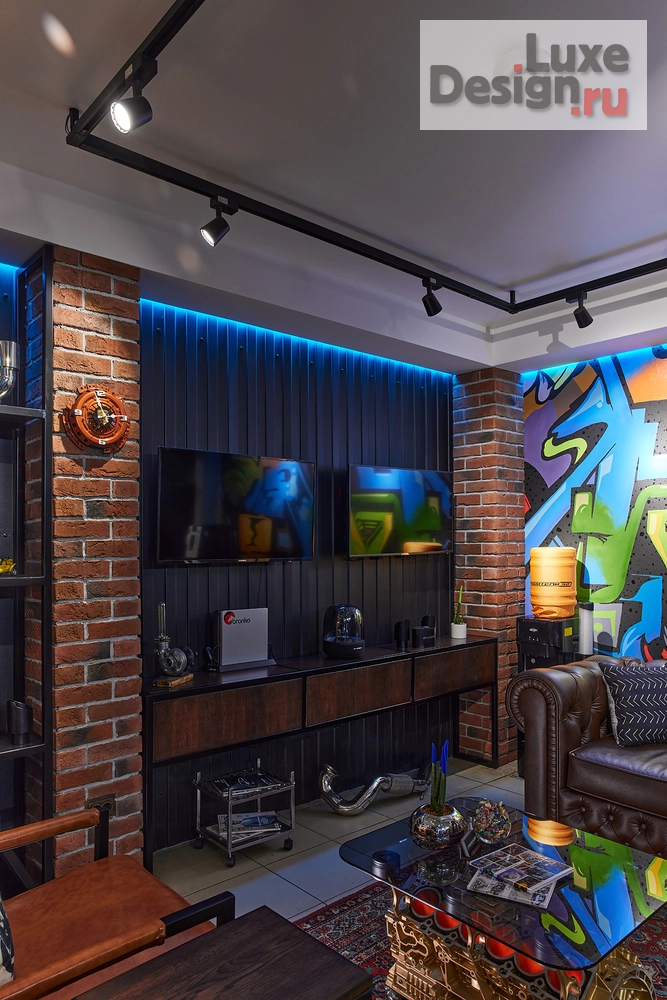 Дизайн интерьера автосалона "Лаундж зона ГЛУШИТЕЛИ 32" (фото 6)