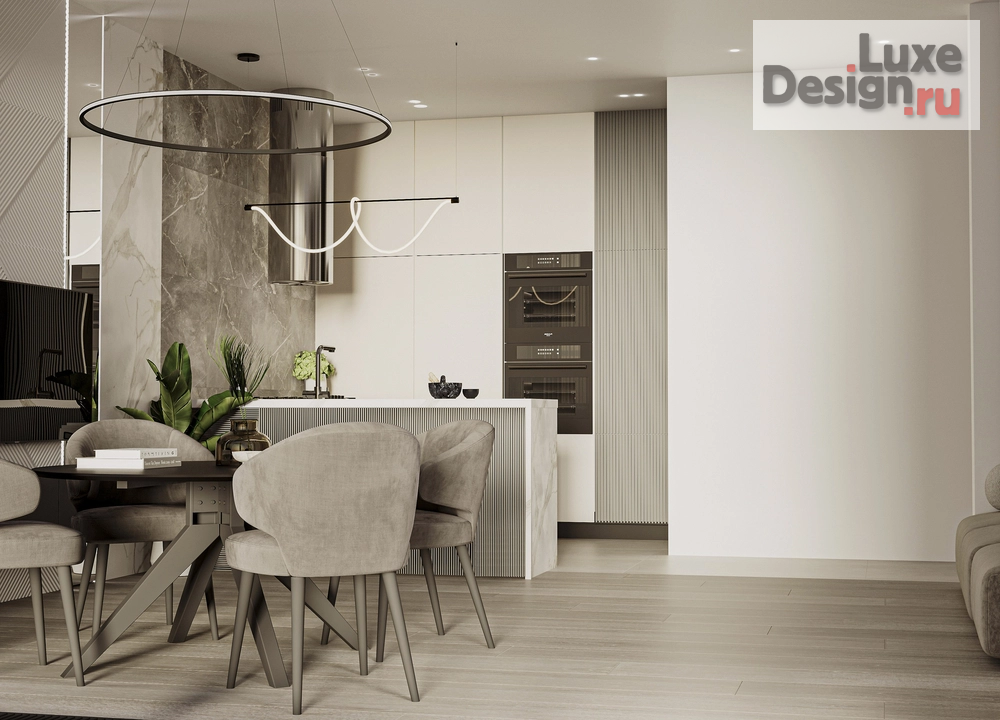 Дизайн интерьера однокомнатной квартиры "Проект 1-комнатной квартиры SPACE FOR TWO." (фото 7)