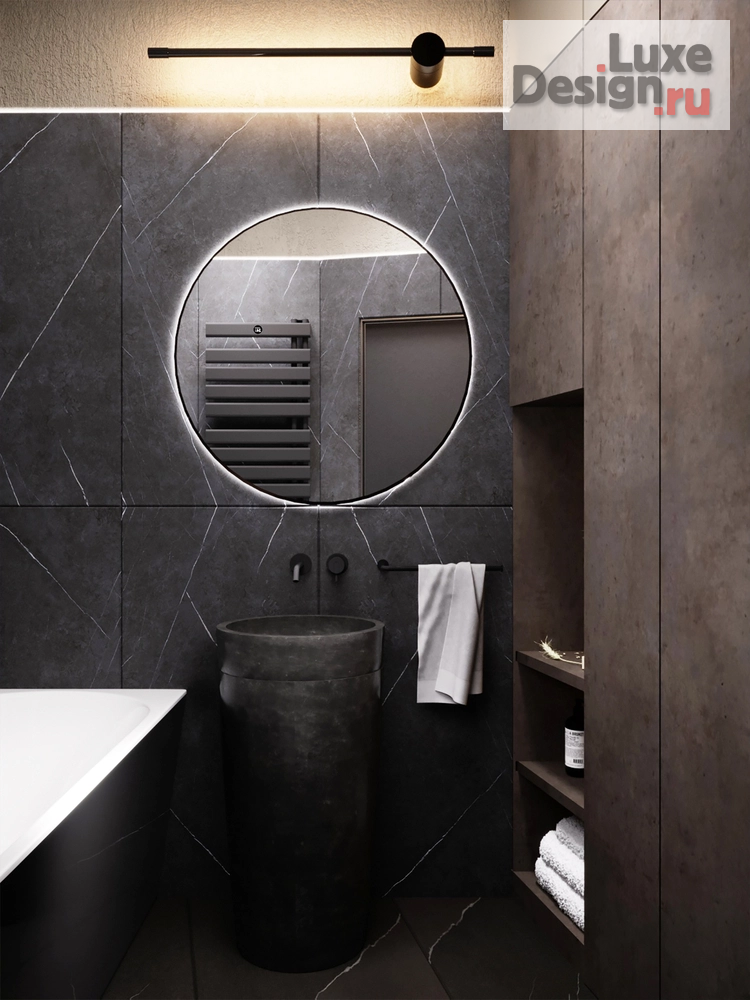 Дизайн интерьера двухкомнатной квартиры "Проект 2-комнатной квартиры NE GOLD PROJECT." (фото 7)