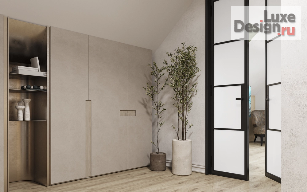 Дизайн интерьера мансарды "Дизайн-проект мансарды загородного дома" (фото 6)