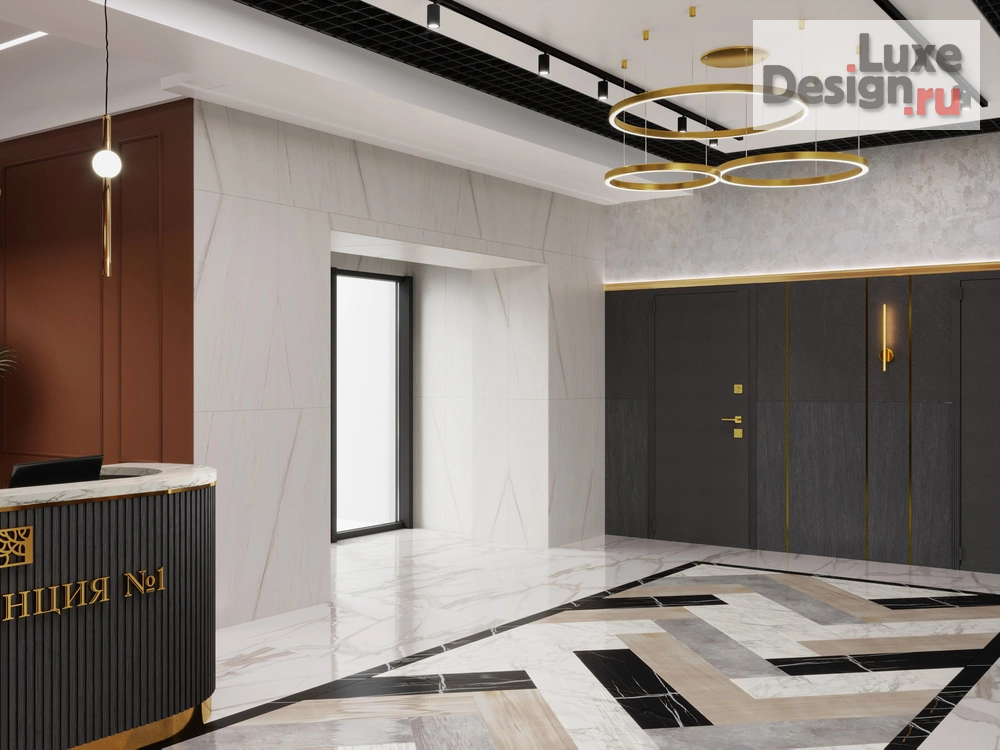 Дизайн интерьера апартаментов "Проект холлов ЖК РЕЗИДЕНЦИЯ №1" (фото 8)