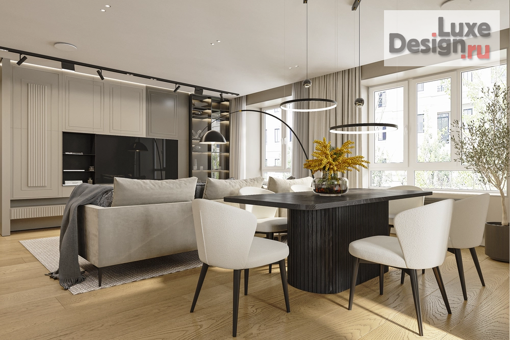 Дизайн интерьера двухкомнатной квартиры "NUMBER 111" (фото 10)