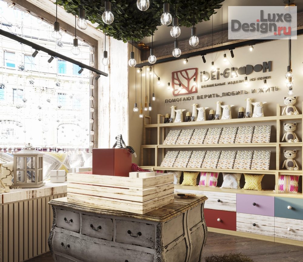 Дизайн интерьера бутика "Дизайн-проект магазина подарков "ЧУДЕСНОЕ РЯДОМ"" (фото 7)