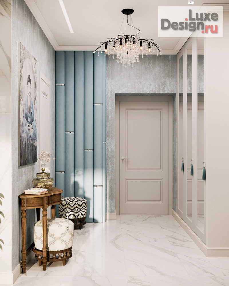 Дизайн интерьера трехкомнатной квартиры "SHANTI VIBE – проект 3х-комнатной квартиры." (фото 8)