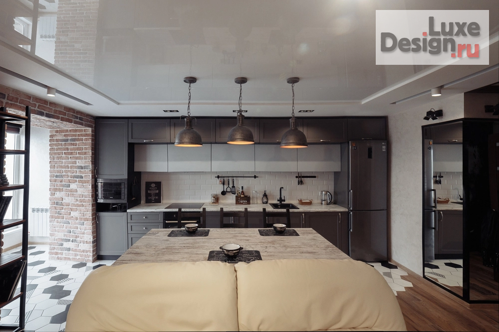 Дизайн интерьера однокомнатной квартиры "Проект 1-комнатной квартиры LITE LOFT" (фото 9)