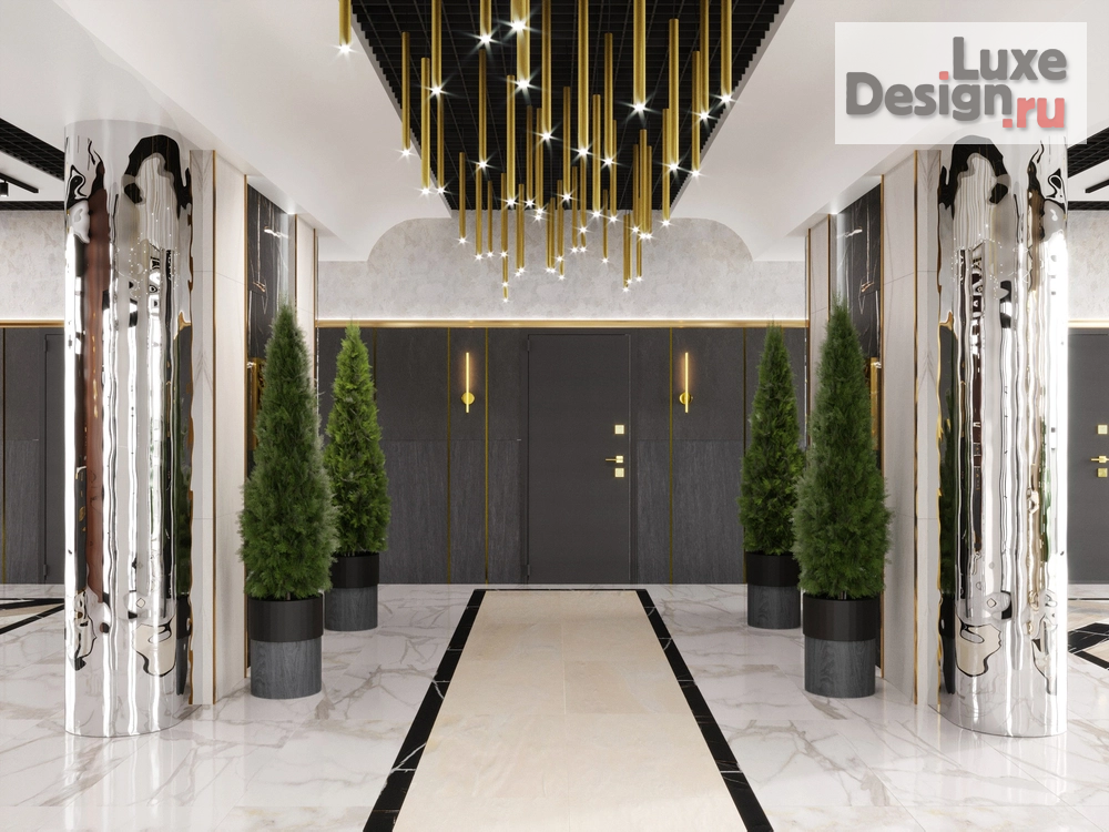 Дизайн интерьера апартаментов "Проект холлов ЖК РЕЗИДЕНЦИЯ №1" (фото 9)