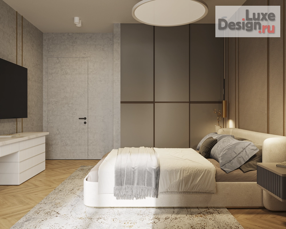 Дизайн интерьера однокомнатной квартиры "Проект 1-комнатной квартиры в Мегаполис-парке" (фото 2)