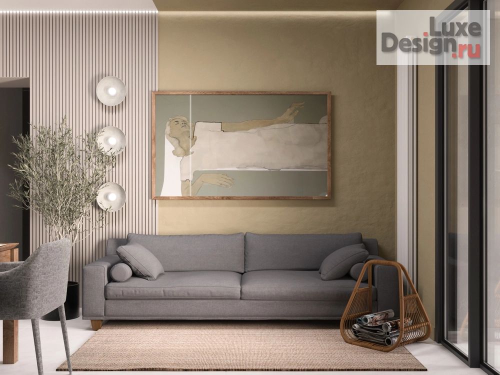 Дизайн интерьера двухкомнатной квартиры "Проект 2-х комнатной квартиры " (фото 2)