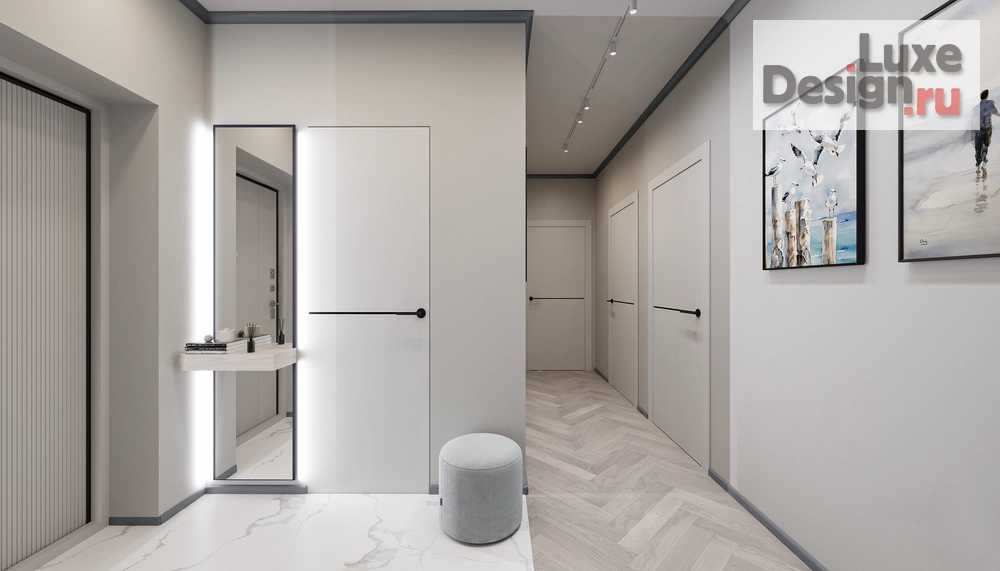 Дизайн интерьера двухкомнатной квартиры "Дизайн-проект 2х-комнатной квартиры НА БЕРЕГУ НЕБА" (фото 9)