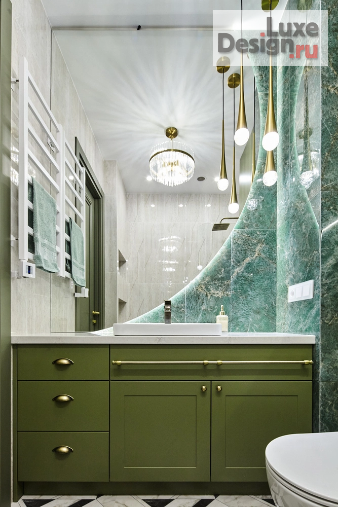 Дизайн интерьера однокомнатной квартиры "Проект 1-комнатной квартиры LIKE A DIAMOND." (фото 15)