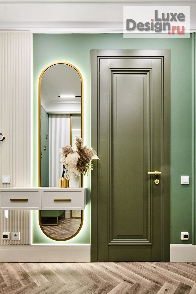 Дизайн интерьера однокомнатной квартиры "Проект 1-комнатной квартиры LIKE A DIAMOND." (фото 1)